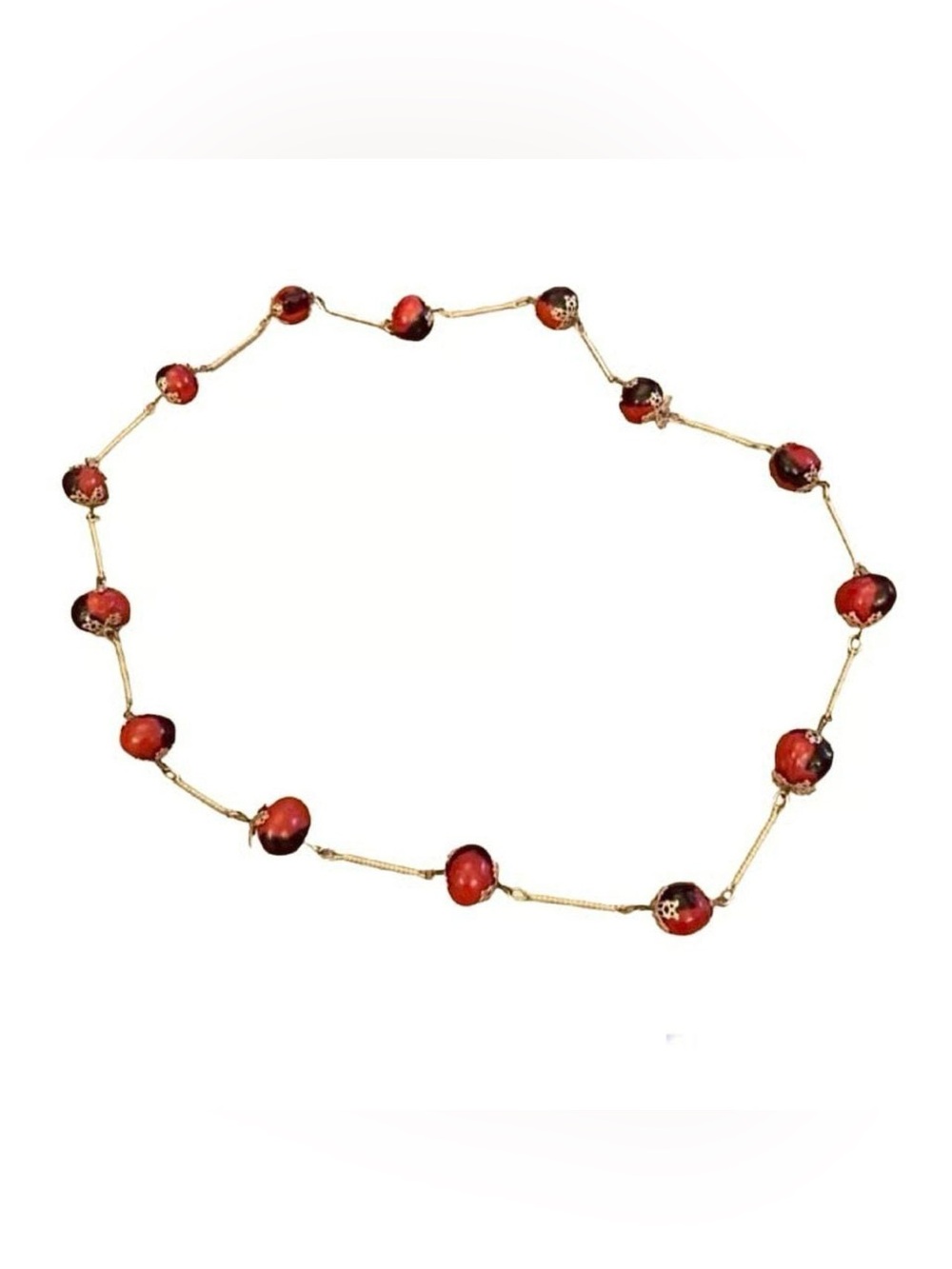 Vintage Huayruro Seed Necklace